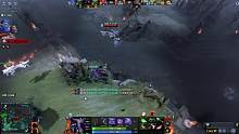 惨兮兮活久见dota2五号位巫医长痛败北提名，中单虚空假面前20分钟完全没存在感，吧对面中单蓝胖食人