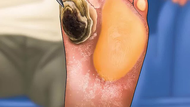 男人雪山上感染寄生虫，双脚严重腐烂，清理过程超解压