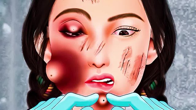 女孩捅了马蜂窝，被蜂毒差点要了命，清理过程超解压