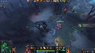 慘兮兮DOTA2四號位發(fā)條技師全場做眼迷失敗北，唉發(fā)條還是不能太輔助，廢了后來哈哈，影魔還自信搞猴子