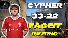 CYPHER 33杀 天梯双排 (Inferno小镇POV) | FACEIT天梯 |2023.06