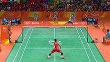 谌龙封神之战，十年磨一剑圆梦里约，2-0击败李宗伟完成大满贯#羽毛球 #李宗伟 #谌龙 #体育精神 