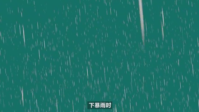 暴雨时，户外的蚊子会被雨水砸死吗？