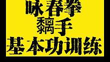 咏春拳黐手基本功训练#发扬传武精神 #咏春拳教学 #咏春拳