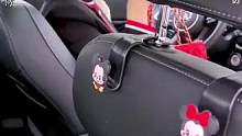 呆萌可爱的卡通汽车 #坐垫挂钩 ，告别车内杂乱不堪，方便又实用！