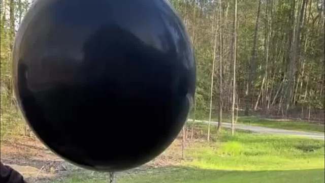 扎气球揭晓宝宝的性别，这个关键的任务就交给大女儿了