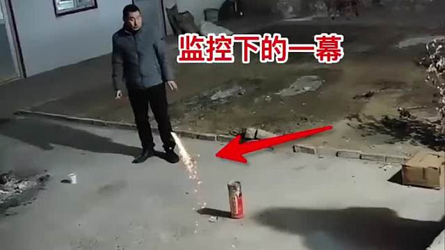  监控下的一幕，太吓人了