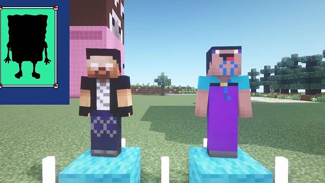 我的世界：猜出人物，him和菜鸟合作