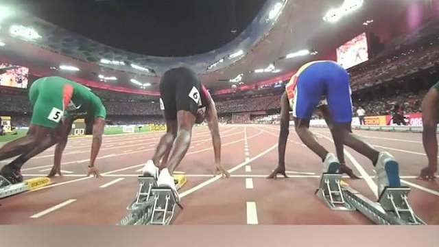 本大叔的0.109秒急速起跑，开局就领先一个身位