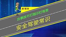 出事故不打指示灯有责，转弯变道打指示灯不可忘！ #交通安全知识点 #防御性驾驶 #交通安全小常识 