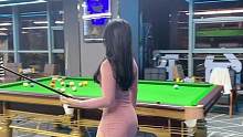 你看姐姐开球如何 #台球 #辣妹 #姿势要帅 #射手座 #无不良引导