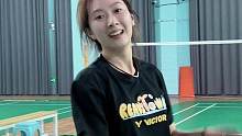 今天被小李诗沣欺负了，小孩套路多呀~~~ #羽毛球 #挑战王小羽