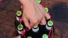 以前小卖部捆啤酒这门手艺你们还记得吗？