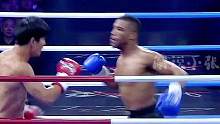 死神方便封神之战！重拳暴打KO对华不败的加拿大拳王，太强了 #拳击比赛 #散打王 #ko #职业拳击