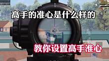 高手的准心是什么样，教你设置高手准心#潮国风趣华中