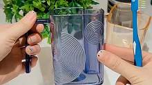 自带牙刷收纳仓的#漱口杯 还能沥水，这样杯里就不会脏脏的#漱口水推荐 #实用好物
