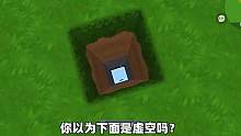 迷你世界：你以为虚空能被填满？其实他是空气方块假扮的？ #迷你世界 #一定要看到最后
