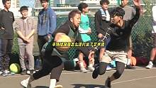 二三十个人的半场接波局…这怎么还打出艺术感来了？#街球 #实战篮球 #过人技巧