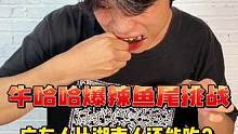 广东人比湖南人还能吃辣？#辣岚格鱼尾挑战 #鱼尾 #零食