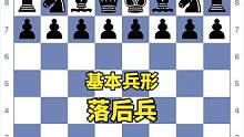 基本兵形系列：第八课-落后兵#国际象棋 #Chess