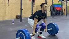 今天正经训练了，下蹲翻Squat Clean  Day#举重#健身#运动#crossfit