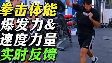 拳击体能爆发力与速度力量训练实时反馈 #拳击体能 #体能训练 #爆发力训练 #拳击爆发力  #训练计