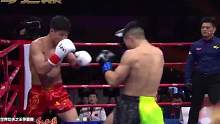 韩文豹大战周家强，第二回合KO对手，成功加冕总冠军！ #武林风 #搏击 #格斗 #韩文豹 