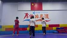 #跆拳道 #日常训练 #努力孩子会发光 #精彩瞬间 #catchmybreath 儿童跆舞版
