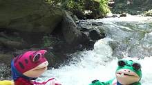 #夏天就要与好友一起漂流 不止速度快，心跳也快!超刺激！超好玩！#一起来玩水 #太刺激了 #亲子游玩