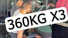 这将会是抖音新的平均水平: 深蹲360公斤3个做组！
这位是哪位重量级的战将？
#力量举 #深蹲 #