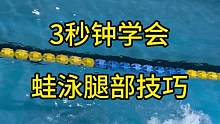 蛙泳腿部练习技巧-夹八字板练习窄蹬腿，有问题评论区见#蛙泳 #体育生 #蛙泳腿 
