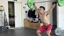 #举重 #crossfit #日常训练 #抓举 #爆发力 从头开始了～