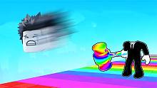 比赛把头打飞？我直接一锤把头打飞一千万米，成为了第一！ROBLOX