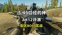 Ak12评测加街区BOSS实战，5.45口径的神！逃离塔科夫