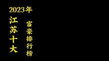 2023年江苏十大富豪,陈建华裴振华上榜,刘强东第三,榜首仅37岁