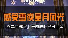 新雪山资料片上线，庄园装饰也要随之焕新！
梦幻璀璨的「冰晶游缘会」主题庭院现已上架，让你足不出户感受