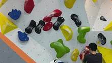 同学们，快来打卡欢乐线#室内攀岩 #攀石线路与动作技巧 #攀石