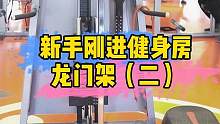 3 个龙门架的使用方法，适合新手，不同用法练不同部位，你学会了吗？#张子侠 #艺术品身材 #健身