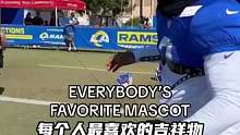大家最喜欢的吉祥物！
你有什么话要对蓝佩吉说的吗？ 
#nfl #美式橄榄球