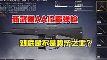 和平精英雪龙：新武器AA12霰弹枪，到底是不是喷子之王？