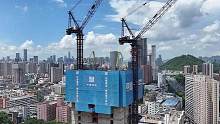 拔节生长！“三局造”深圳在建第一高楼突破百米！