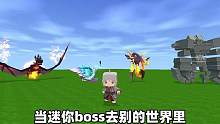 迷你世界：当boss们去了别的世界，都会变成什么样子呢？ #假如 #拍戏 #游戏日常 #游戏剧场