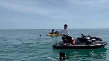 在过200多天 还不知道敢不敢下海游泳了#水上摩托艇