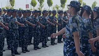 輔導員的一天vlog #軍訓 #輔導員日常 #鄭州工商學院 #軍訓感受