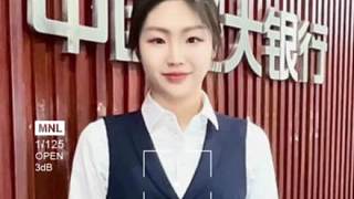 #嘿ok超甜手勢(shì)舞 宇宙可能有盡頭，但八喜小姐姐的美沒(méi)有！#銀行小姐姐的日常