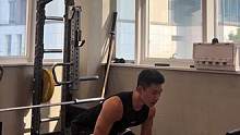 瞎几把乱翻，得好好打磨一下全程技术了！#爆发力 #高翻 #运动表现 #好好练 #举重