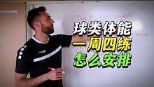 球类休赛期体能一周四练计划安排详解 #体能训练 #足球训练 #足球体能 #训练计划 #体能计划 #专