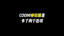 使命召唤体验服，多了两个选项！#使命召唤手游 #CODM