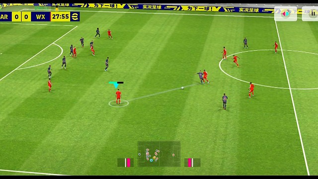 实况足球南杨 反拉摆脱