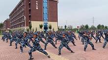 又将是青春里发着光的一段回忆#军训 #尾声 #军体拳 很酷